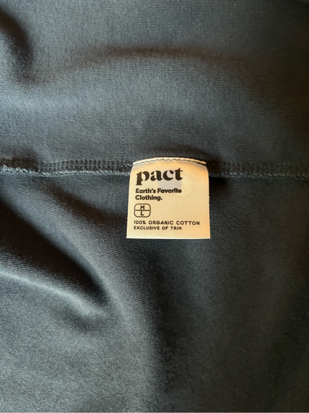 Pact Dark Blue Open-Front Lightweight Cardigan - Picture 5 of 8